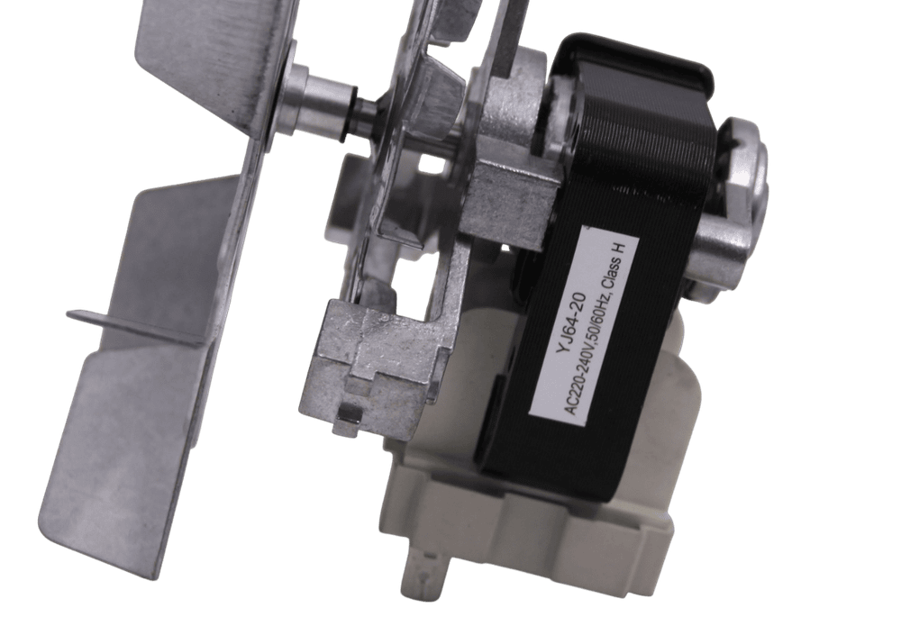 Вентилятор обдува духовки (конвекции) YJ64-20 в сборе с металлической лопастью (крыльчаткой) электроплиты Haier