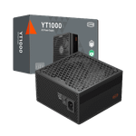 Блок питания PCCooler 1000W, YT1000, Full Modular, PLATINUM, 93.5%, Fan 135mm, Черный, P5-YT1000-P1F
