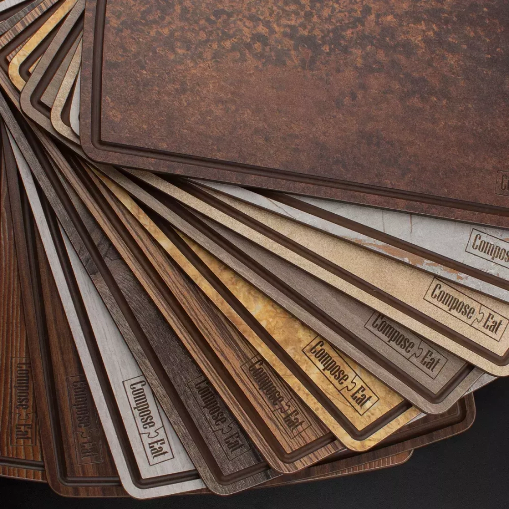 Доска разделочная c желобом 29х22см ComposeEat Fashion рустика