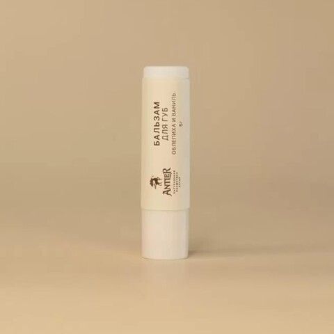 Antler Бальзам для губ Облепиха и Ваниль 5 г