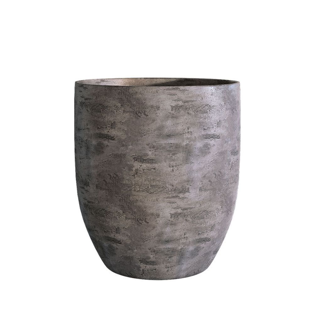 Кашпо VASE3 CONCRETE GREY DARK D75 H82