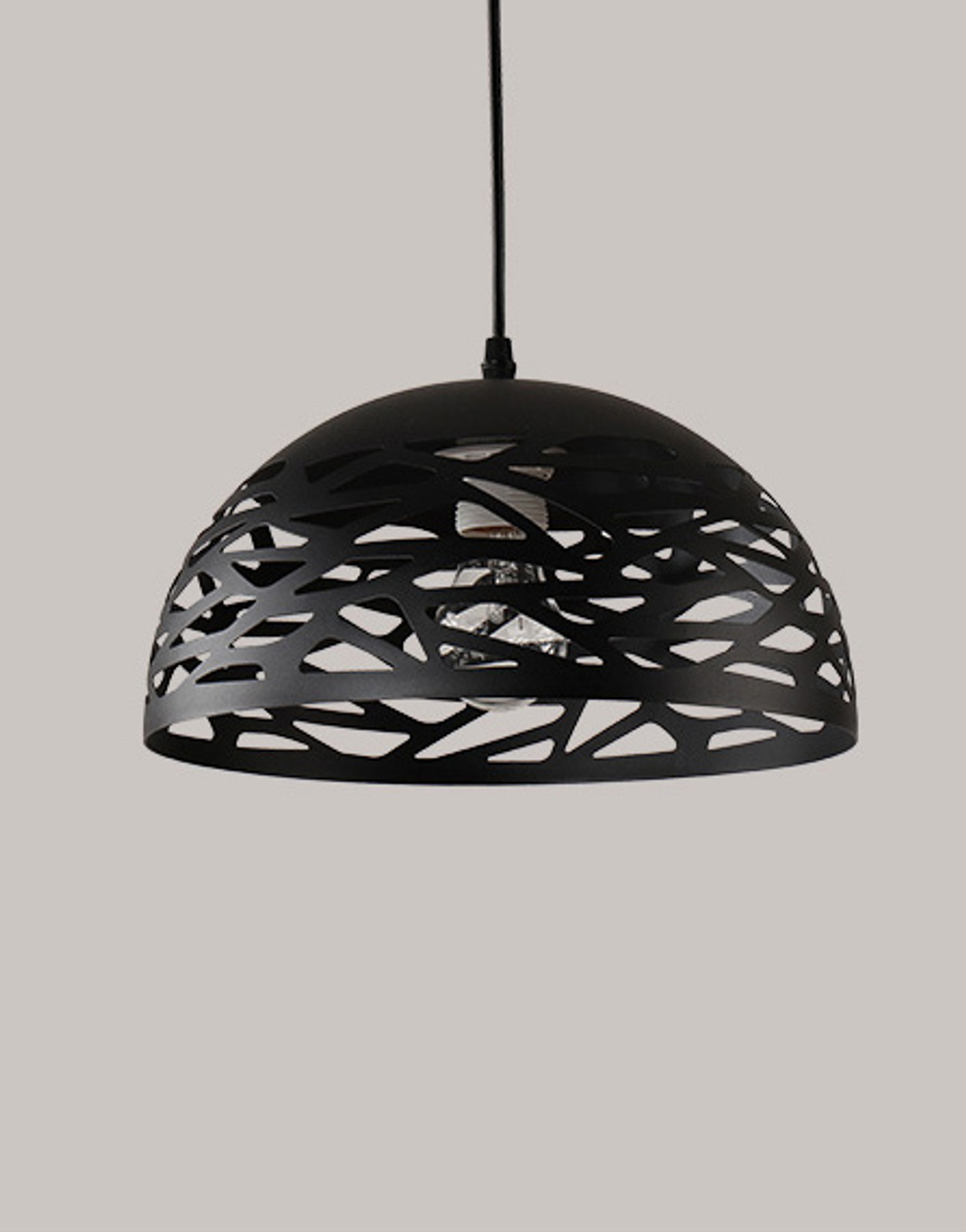 Pendant design lamp Kelly Cluster by Studio Italia Design (Black/hemisphere)