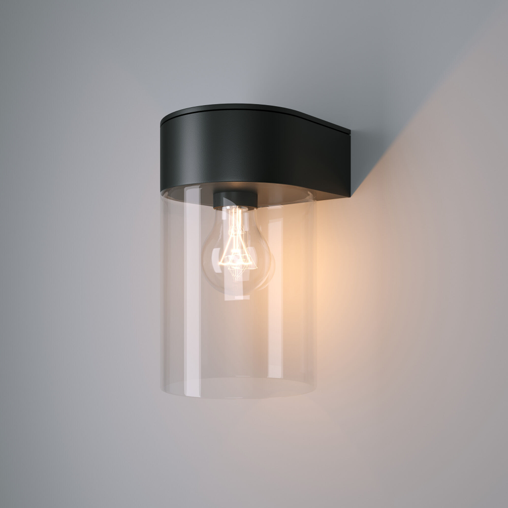 Уличный настенный светильник Elektrostandard Atrani 35085/D черный