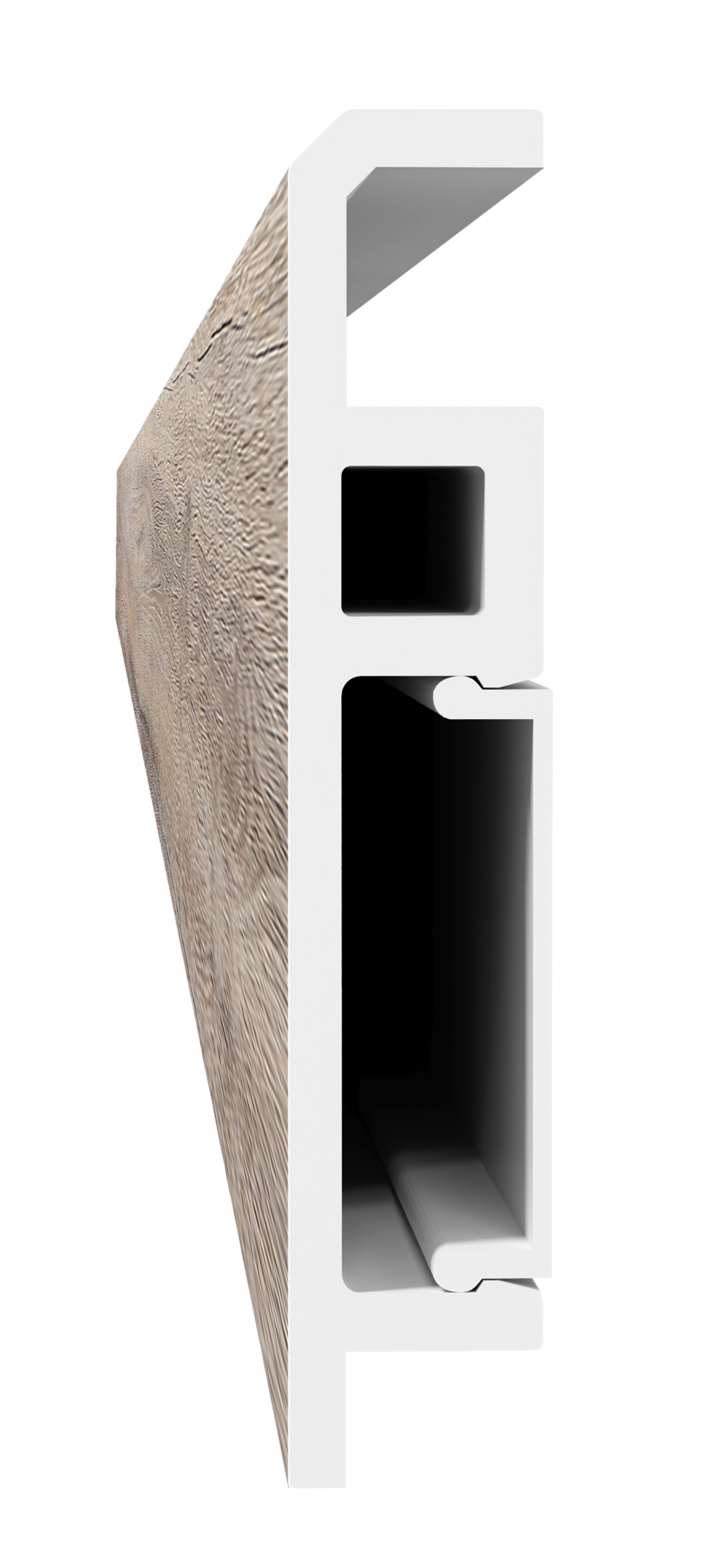 Напольный плинтус ПВХ Foresta Concept Дуб Горный АС 008 2000х70х13 мм