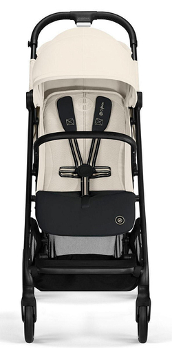 Прогулочная коляска Cybex Beezy 2024 Canvas White с дождевиком и бампером