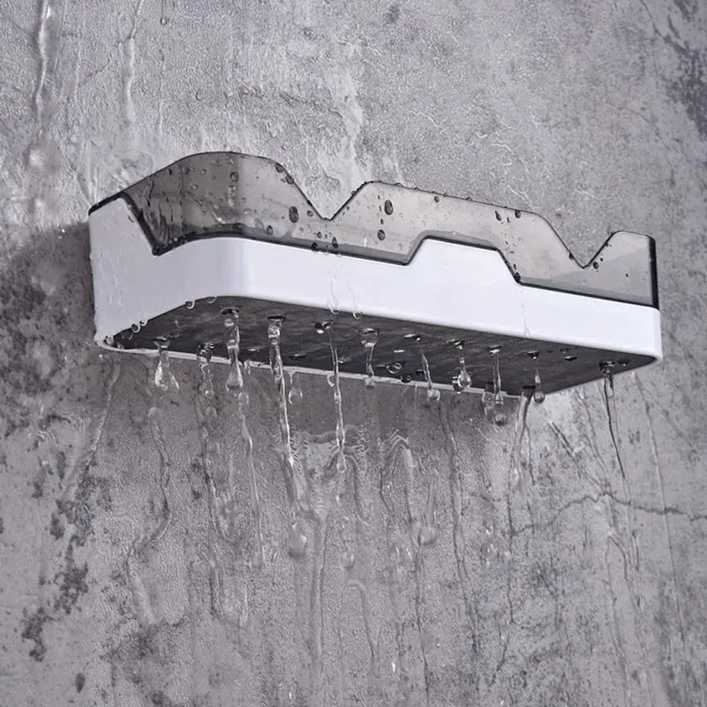 Полка многофункциональная прямая черн-проз/бел