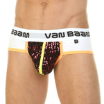 Оригинальные трусы-брифы с красными пайетками (Размер: M) (Цвет: красный)