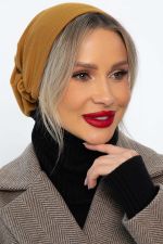 Чалма с резинкой (горчичная) ЧР7-23М LT Collection