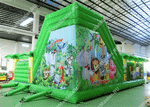 Коммерческий надувной батут "Джунгли малый"