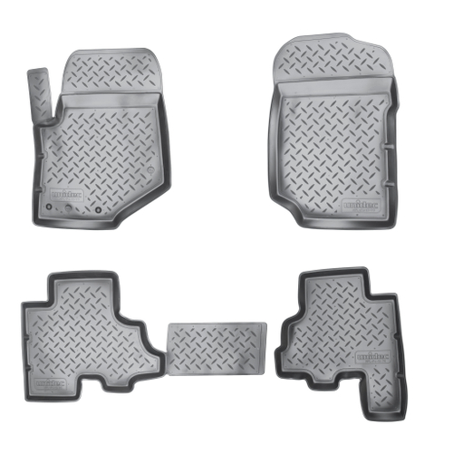 Ковры в салон Norplast/Unidec для Chevrolet Trail Blazer (2006-2009), Черный, арт.NPL-Po-12-70