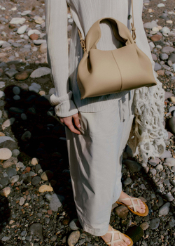 POLENE СУМКА NUMERO NEUF MINI, ПЕСОЧНЫЙ