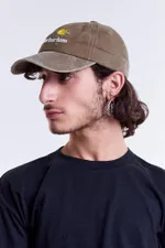 Кепка Гербарий Одуванчик Коричневая