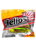 Виброхвост Helios Catcher 3,55"/9 см Black & Pearl 5шт. (HS-2-028)