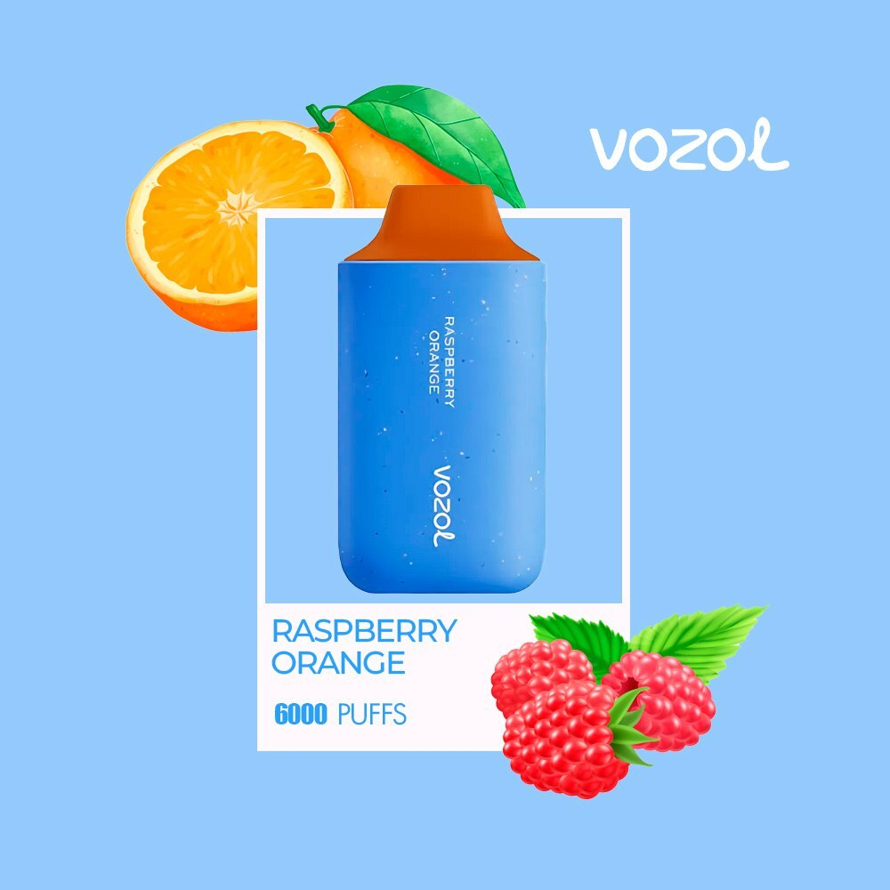 VOZOL STAR 6000 - Raspberry Orange (5% nic)