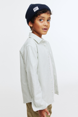 H&M Хлопковая рубашка, кремовый