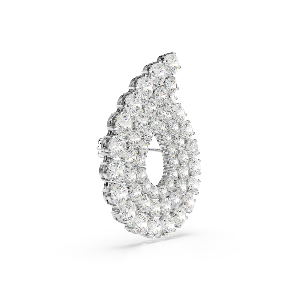 MATRIX:BROOCH TENNIS WHITE/RHS