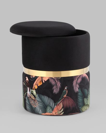 Пуф Кэрри с ящиком велюр Tropic