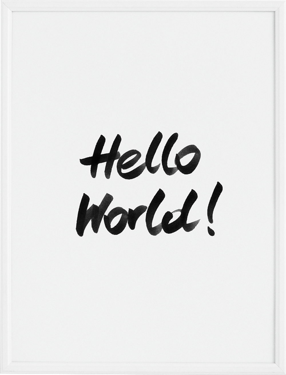 Панно Follygraph Hello World!, бумага, 70 50 см