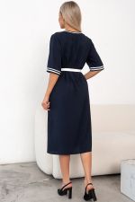 Платье Линда (синий)-52р-р Р11-1241 Nikol