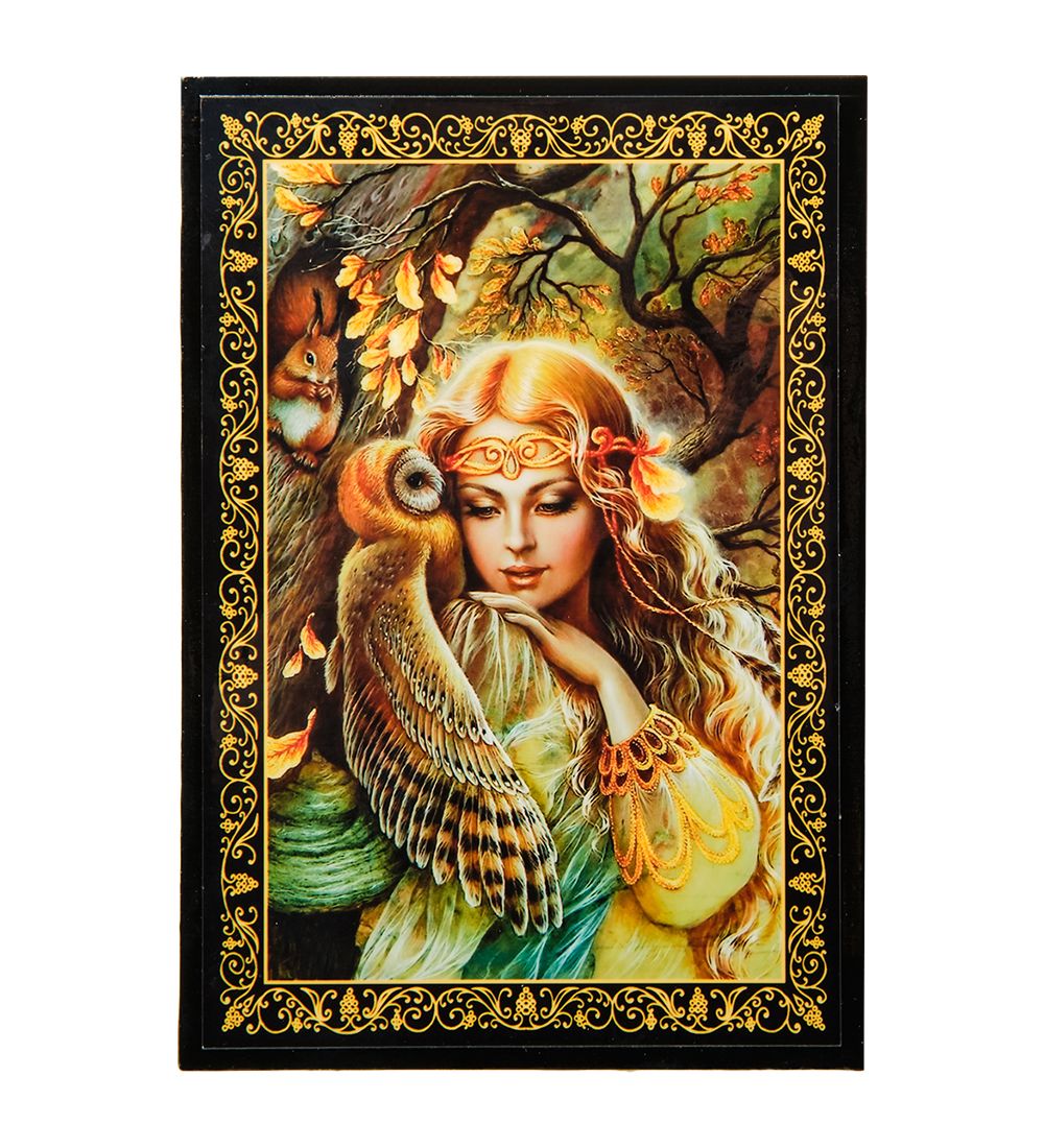 ШК-11/ 4-T Шкатулка в технике декупаж (11х16х4)