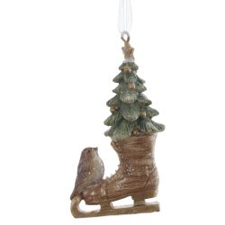 GAEM Фигурка декоративная подвесная "Коньки", L4,5 W2,5 H8 см, 4в.