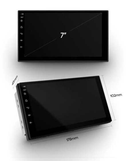 2DIN магнитола - FarCar 832 дисплей 7" IPS на Android 12, 8 ядер (TS18), CarPlay, 4G SIM-слот