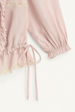 РУБАШКА С КРУЖЕВНЫМИ РЮШАМИ, ОГРАНИЧЕННАЯ СЕРИЯ - ZARA
