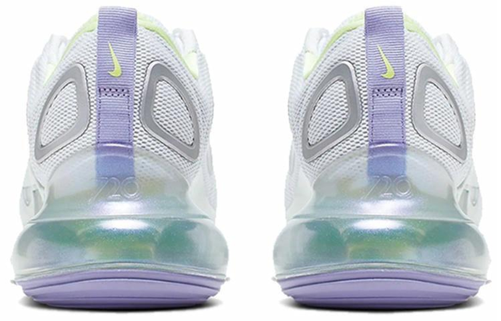 Кроссовки Nike Air Max 720 White Violet Silver (Женская размерная сетка)