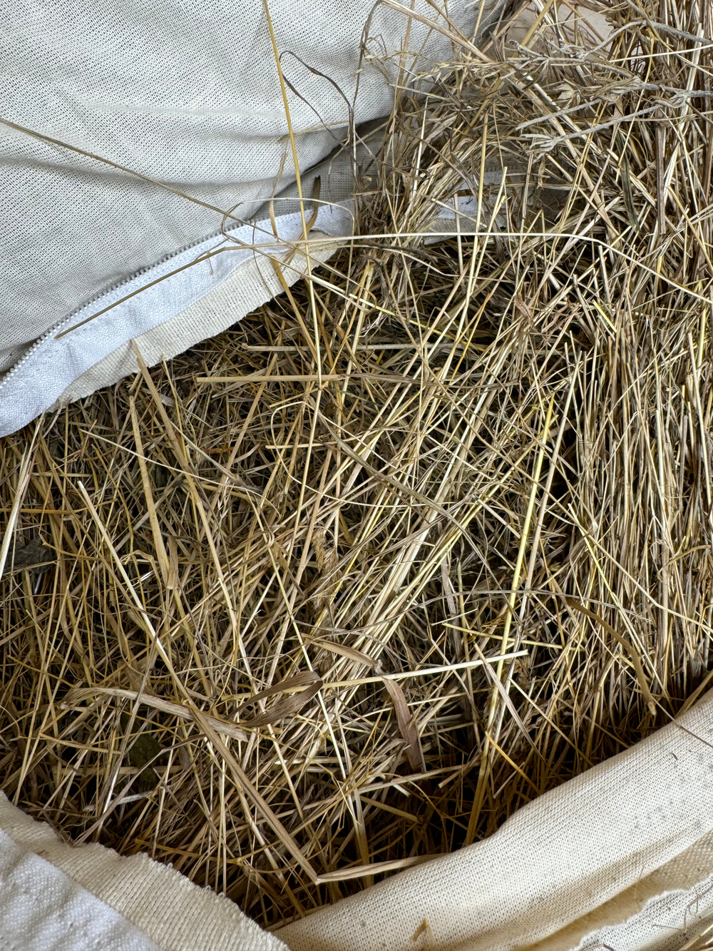 Матрас для бани из лугового сена с эвкалиптом