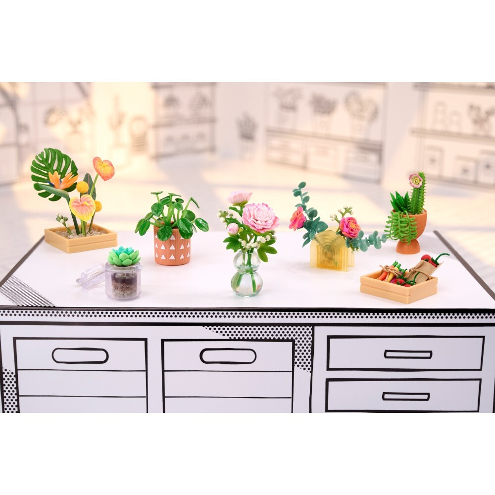 MGA's Miniverse - Набор мини растений Make It Mini Botanicals 60 предметов. 540182 / артикул   540182  / GTIN 035051540182
