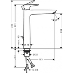 Смеситель для раковины Hansgrohe Talis E 71716700 белый матовый