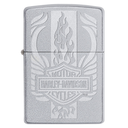 Зажигалка Zippo Harley-Davidson c покрытием Satin Chrome