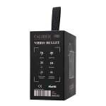 Черная перезаряжаемая вибропуля 7см ToyFa RealStick Caliber 983050