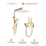 Душевая система Raglo R02.24.23, золото