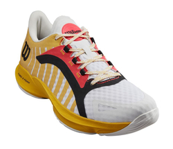 Мужские кроссовки для Падел Wilson Hurakn Pro - white/old gold/fiery coral