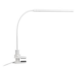 Настольный светильник ЭРА NLED-509-8W-W светодиодный на струбцине белый | Светодиодные настольные лампы