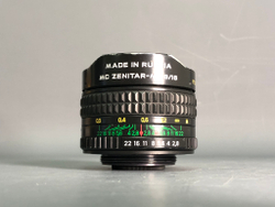 MC Zenitar-M 2.8/16mm М42 + Sony переходник