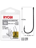 Крючок рыболовный RYOBI RFH-3101