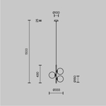 Подвесной светильник Maytoni MOD048PL-03G