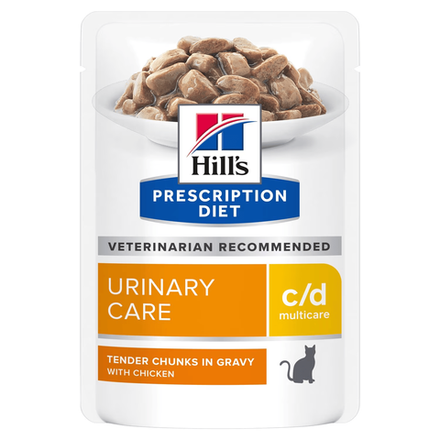 Hill's Prescription Diet c/d Multicare Urinary Care Пауч для кошек (Курица)