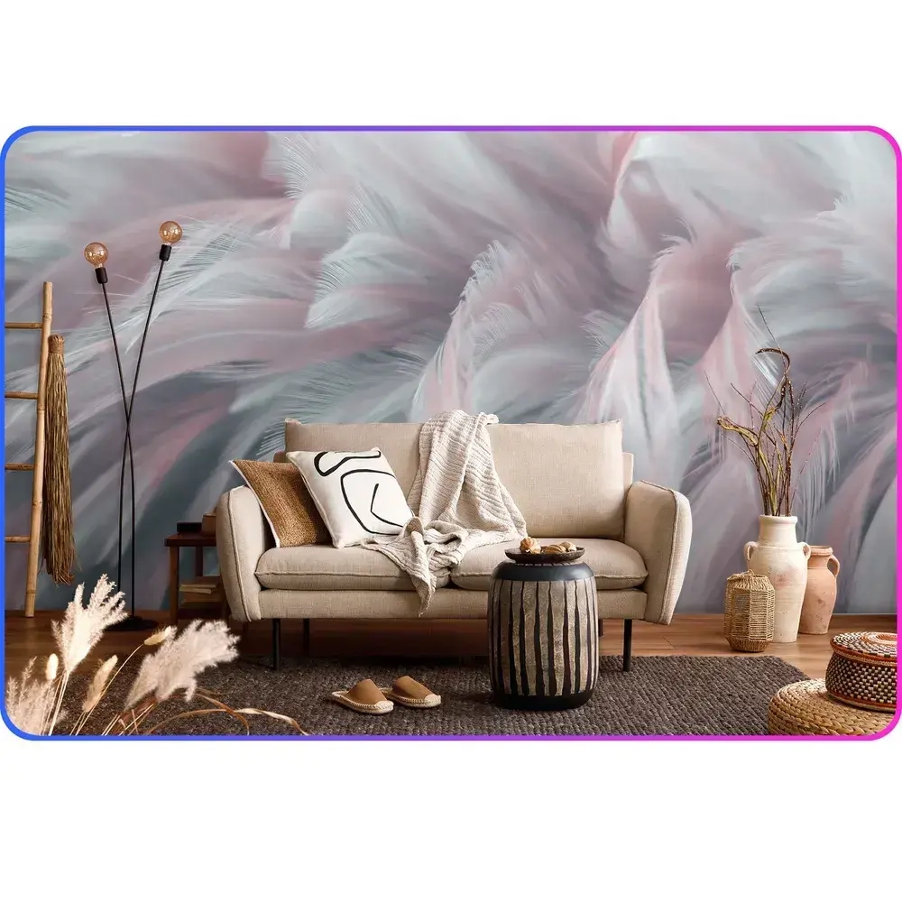 Фотообои Luxury Walls AM00605 "Перья" 500х270