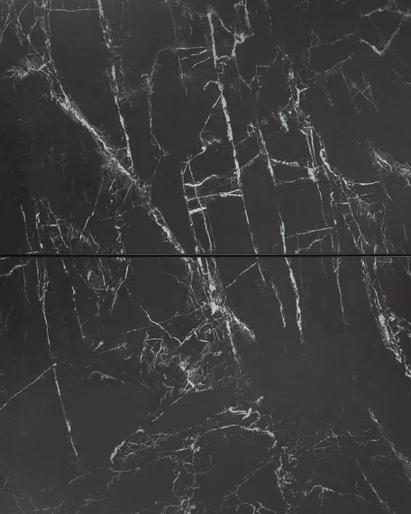 Стол раздвижной Vashti 120-160 см черная керамика