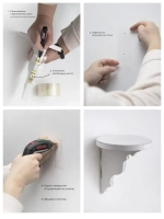 Комплект полок, диаметр 17,5 см, 2 штуки