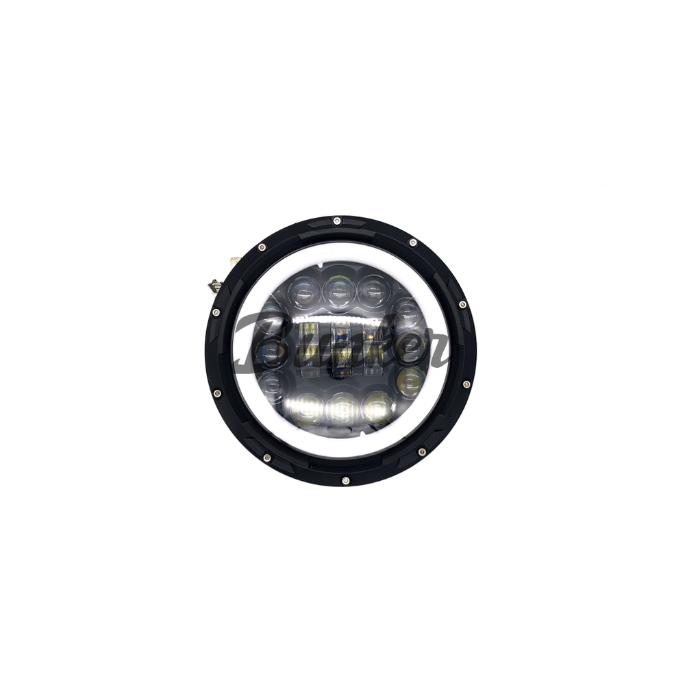 Диодные фары Лада Нива (15 Led + круг ДХО)