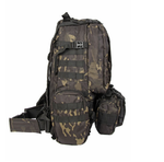 Рюкзак тактический с подсумками черный мультикам