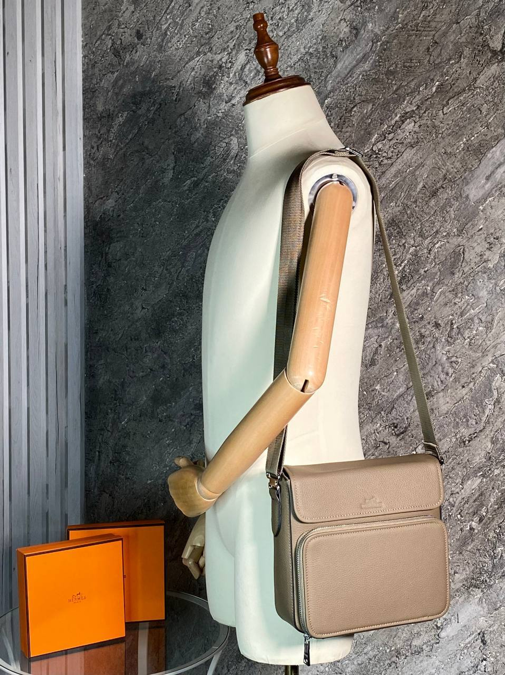 Сумка- мессенджер Hermes