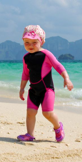 Детский гидрокостюм FanDiver Junior короткий 2 мм розовый