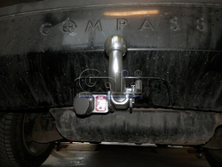Фаркоп оцинкованный Galia J012A для Jeep Compass MK 2006-2011, Jeep Liberty 2006-2011(паспорт и сертификат в комплекте)(без электрики)