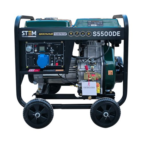 Генератор дизельный STEM Techno S5500DE - [5 кВт / 220V] эл. пуск