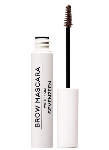 Seventeen Тушь для бровей Brow Mascara Waterproof, водостойкая, тон №02, Пепельно-коричневый